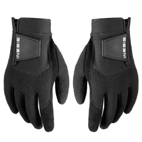 Paire de gants golf hiver homme - cw noir