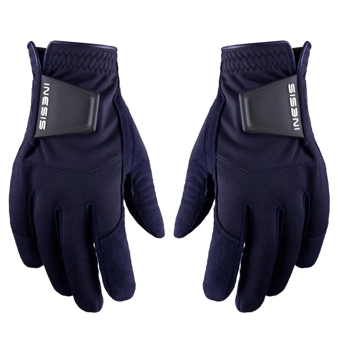 Paire de gants golf pluie femme, RW bleu marine