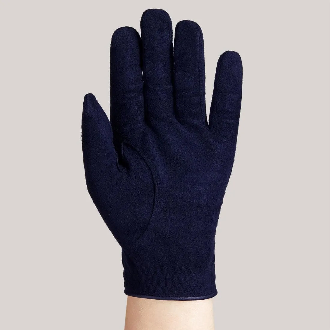 Paire de gants golf pluie femme, RW bleu marine