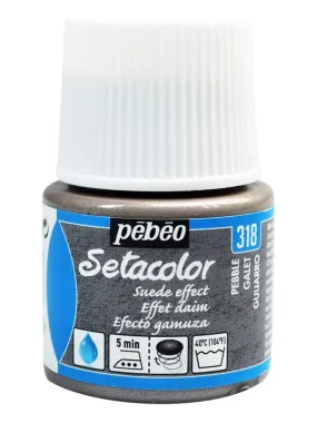 Peinture textile Setacolor opaque effet daim - Galet - 45 ml - N/A