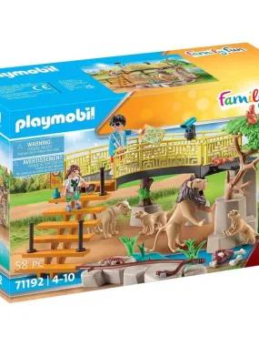 Playmobil 71192 Family Fun : Espace des lions - N/A