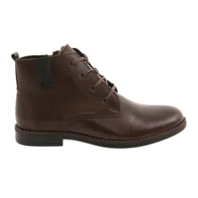 Polbut Chaussures d'hiver pour hommes C20F marron foncé brun