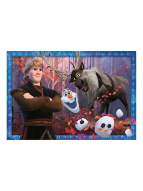 Puzzles 2x24 p - Vers des contrées glacées / Disney La Reine des Neiges 2 - N/A