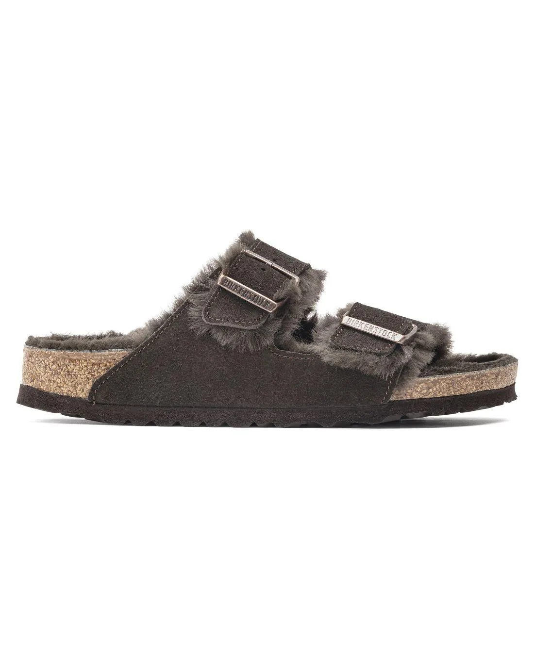 Sandales ARIZONA en fourrure d’agneau MOCHA - Birkenstock | Chez Maman Rouen