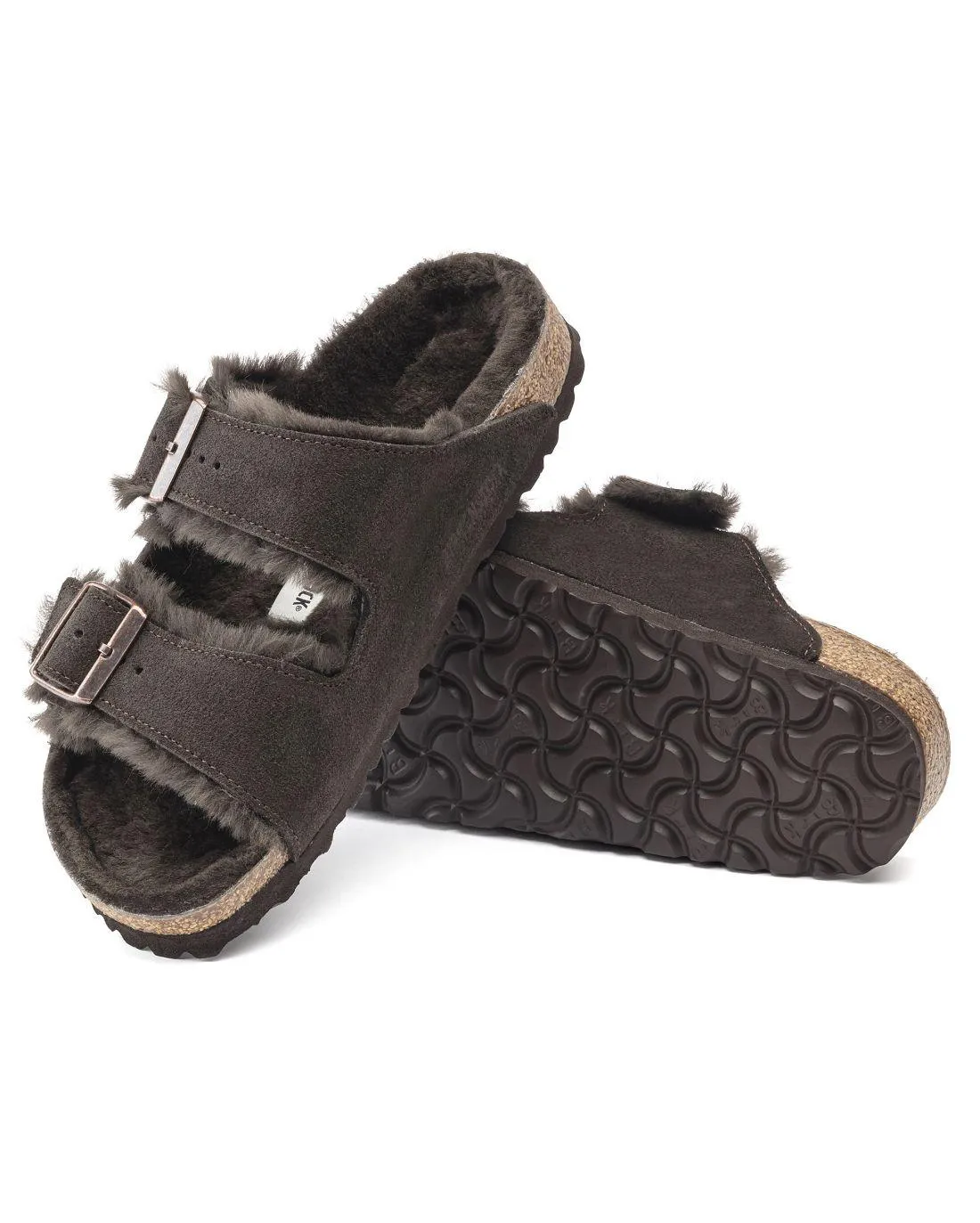 Sandales ARIZONA en fourrure d’agneau MOCHA - Birkenstock | Chez Maman Rouen