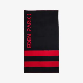 Serviette de sport color block rouge