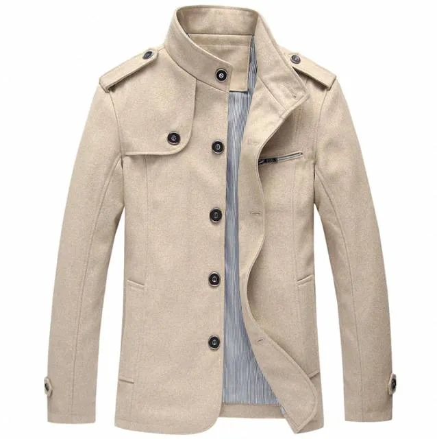 Trench homme col montant - Homme Tendance