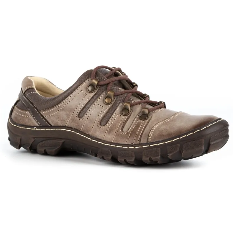 WASAK Chaussures trekking homme cuir 0166W marron brun