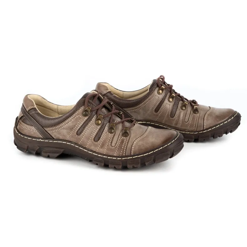 WASAK Chaussures trekking homme cuir 0166W marron brun